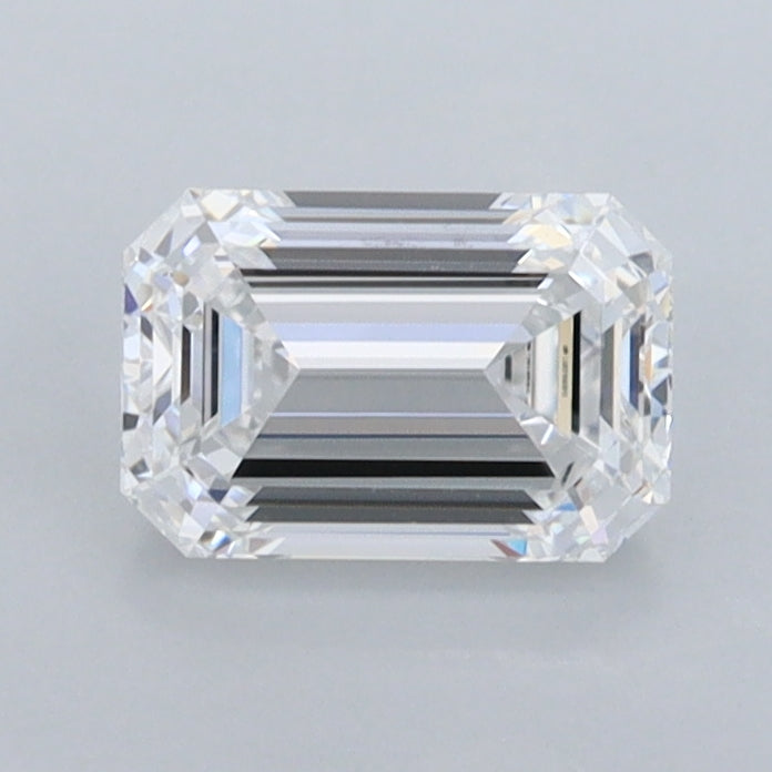 1.05 Carat Emerald Shaped, Ideal Cut, D Color, FL Clarity, IGI Certified Lab Grown Diamond