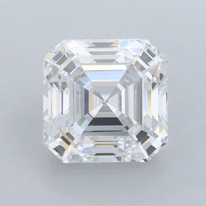 1.28 Carat Asscher Shaped, Ideal Cut, E Color, VVS1 Clarity, IGI Certified Lab Grown Diamond