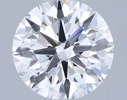 0.58 Carat Round Shaped, Excellent Cut, F Color, VVS2 Clarity, IGI Certified Lab Grown Diamond