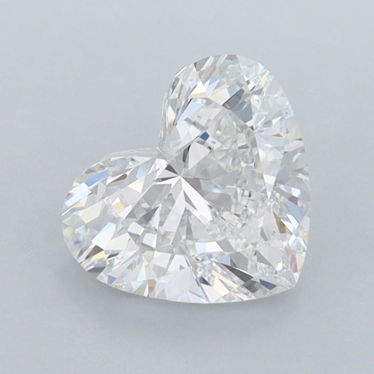 1.23 Carat Heart Shaped, Very Good Cut, E Color, VVS1 Clarity, IGI Certified Lab Grown Diamond