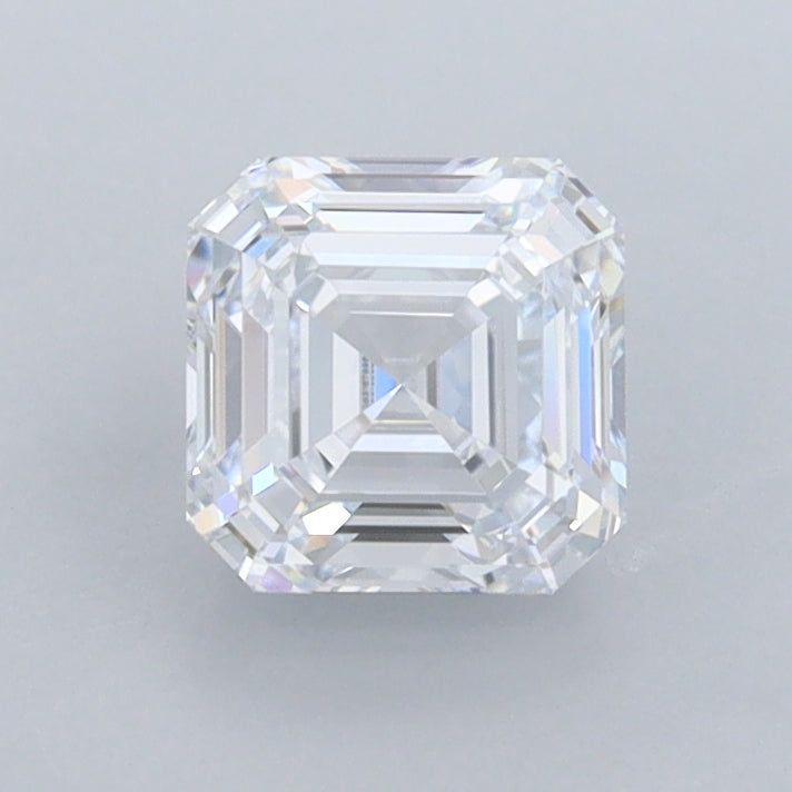 1.03 Carat Asscher Shaped, Ideal Cut, E Color, VVS1 Clarity, IGI Certified Lab Grown Diamond