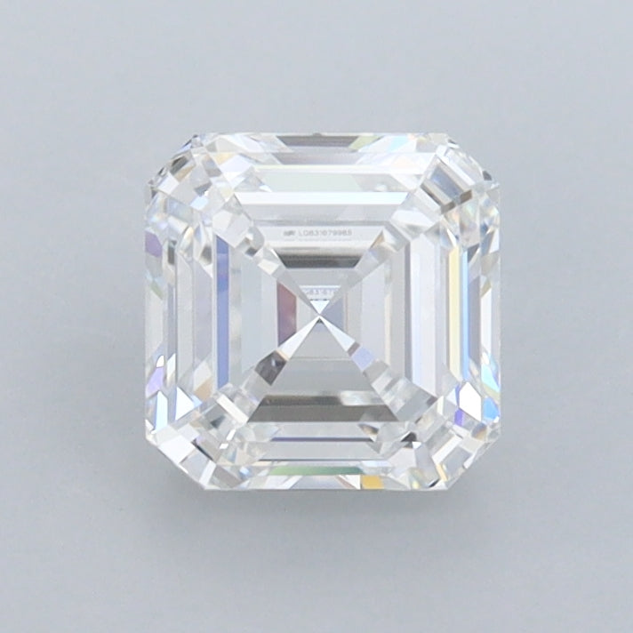 1.03 Carat Asscher Shaped, Ideal Cut, D Color, VVS1 Clarity, IGI Certified Lab Grown Diamond