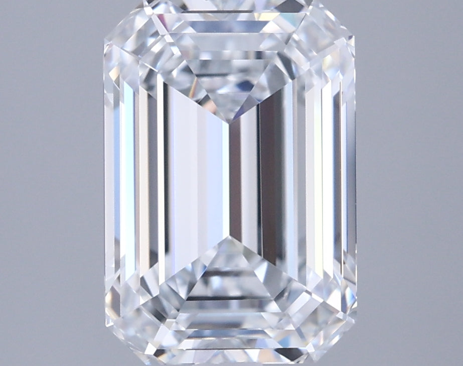 2.98 Carat Emerald Shaped, Ideal Cut, E Color, VVS1 Clarity, IGI Certified Lab Grown Diamond