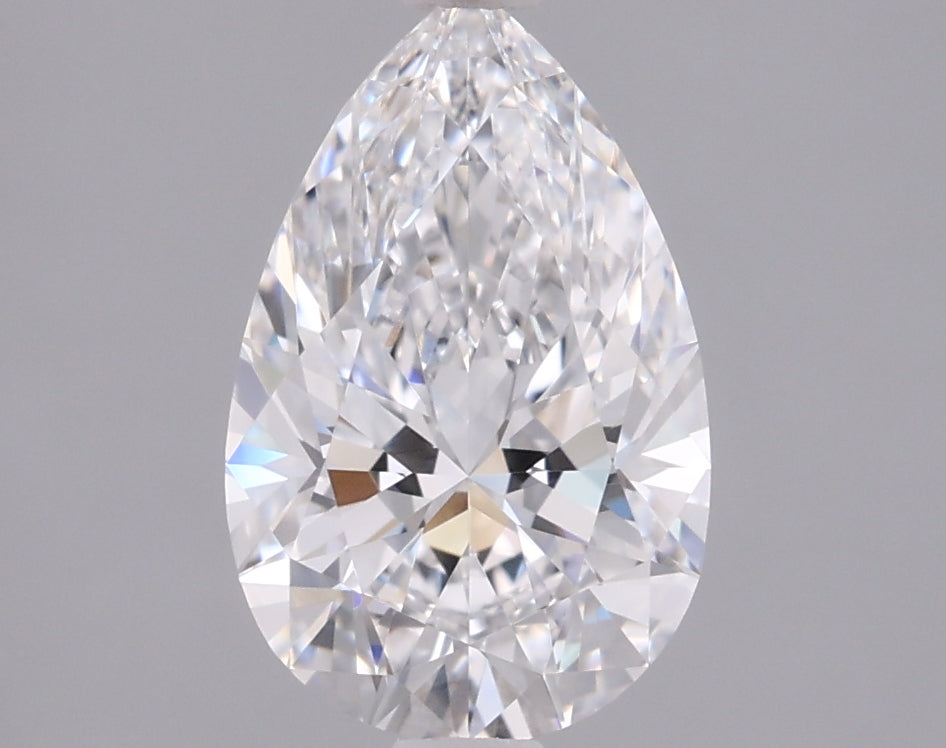 1.55 Carat Pear Shaped, Ideal Cut, D Color, VVS1 Clarity, IGI Certified Lab Grown Diamond