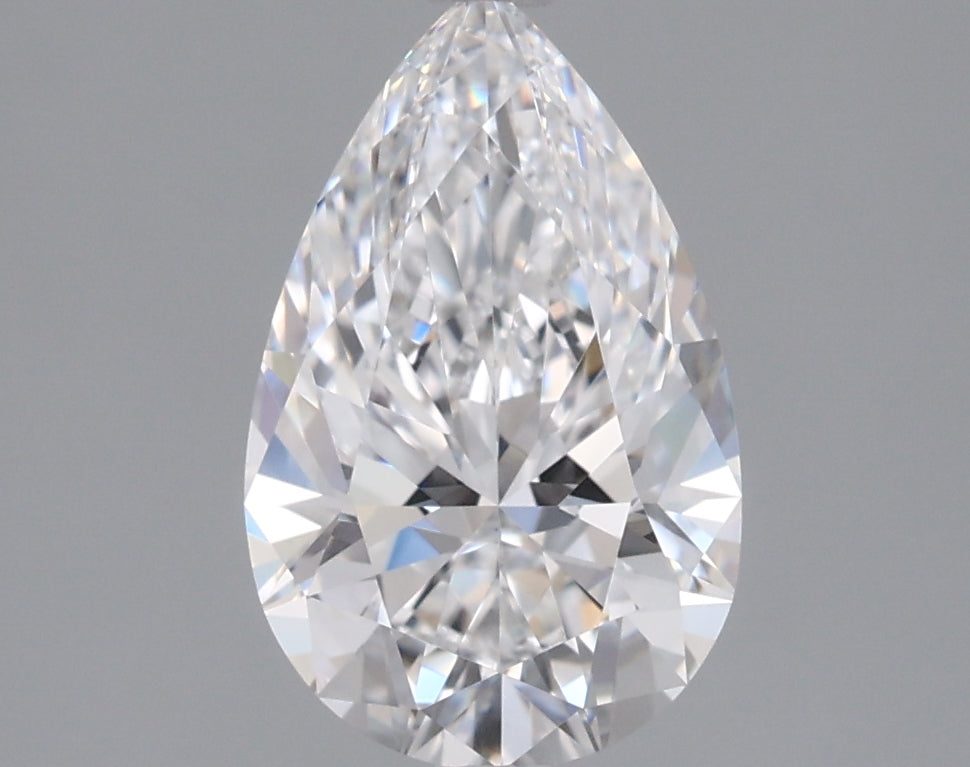 1.50 Carat Pear Shaped, Ideal Cut, D Color, FL Clarity, IGI Certified Lab Grown Diamond