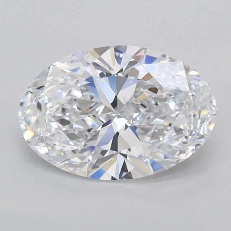 1.17 Carat Oval Shaped, Ideal Cut, D Color, FL Clarity, IGI Certified Lab Grown Diamond