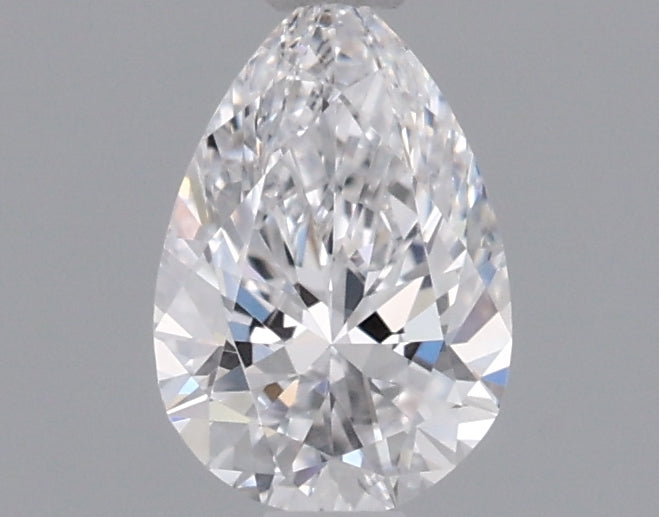 0.49 Carat Pear Shaped, Ideal Cut, D Color, VVS2 Clarity, IGI Certified Lab Grown Diamond