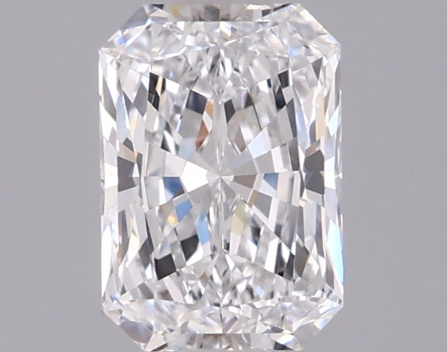 0.87 Carat Radiant Shaped, Ideal Cut, D Color, VVS1 Clarity, IGI Certified Lab Grown Diamond