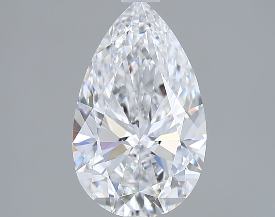 1.54 Carat Pear Shaped, Ideal Cut, D Color, VVS1 Clarity, IGI Certified Lab Grown Diamond