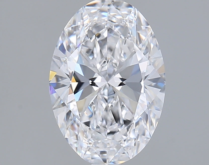 1.50 Carat Oval Shaped, Ideal Cut, D Color, VVS1 Clarity, IGI Certified Lab Grown Diamond
