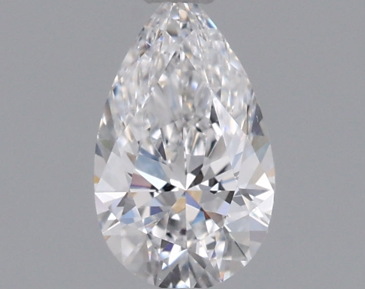 0.50 Carat Pear Shaped, Excellent Cut, D Color, VS2 Clarity, IGI Certified Lab Grown Diamond