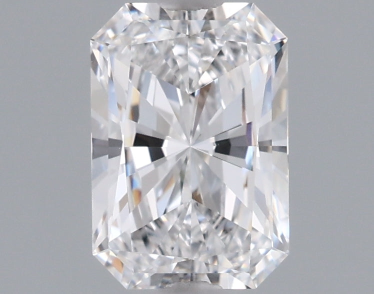 1.04 Carat Radiant Shaped, Ideal Cut, D Color, VVS2 Clarity, IGI Certified Lab Grown Diamond