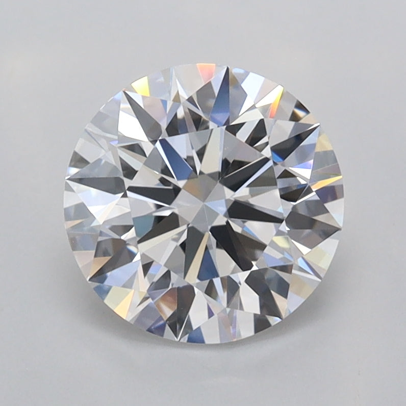 1.53 Carat Round Shaped, Ideal Cut, D Color, FL Clarity, IGI Certified Lab Grown Diamond