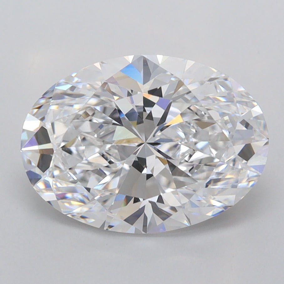 2.53 Carat Oval Shaped, Ideal Cut, D Color, FL Clarity, IGI Certified Lab Grown Diamond