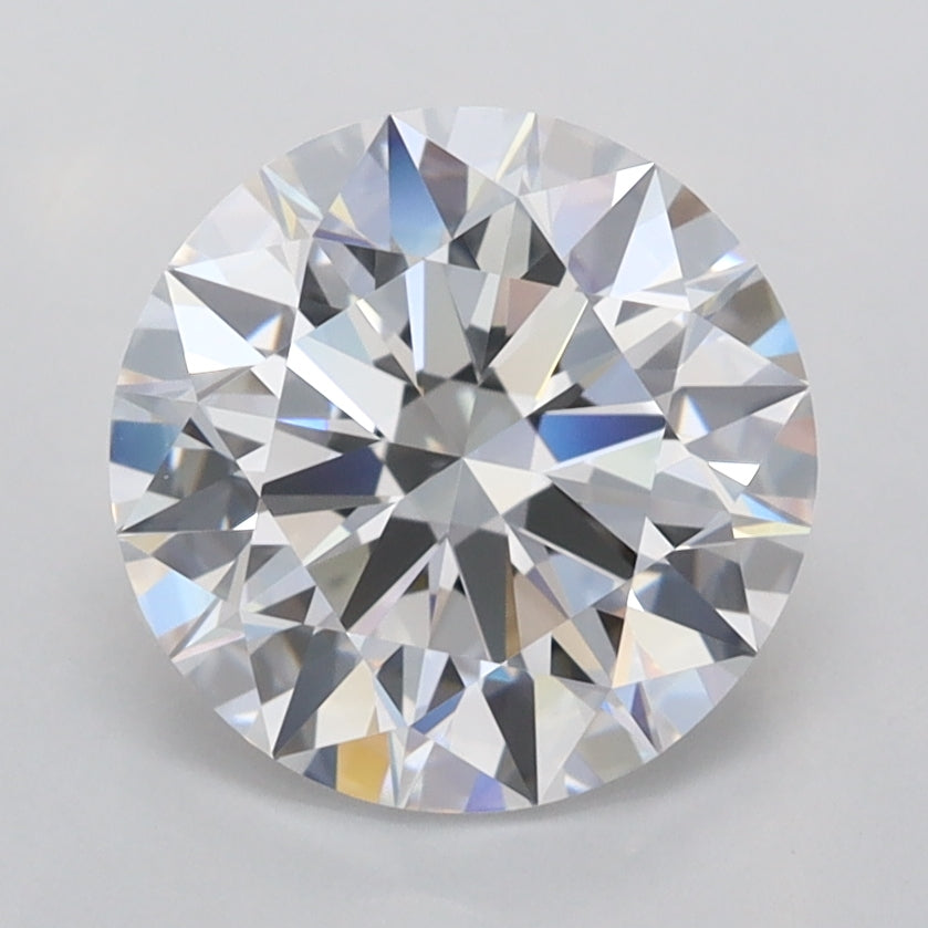 2.36 Carat Round Shaped, Ideal Cut, D Color, FL Clarity, IGI Certified Lab Grown Diamond