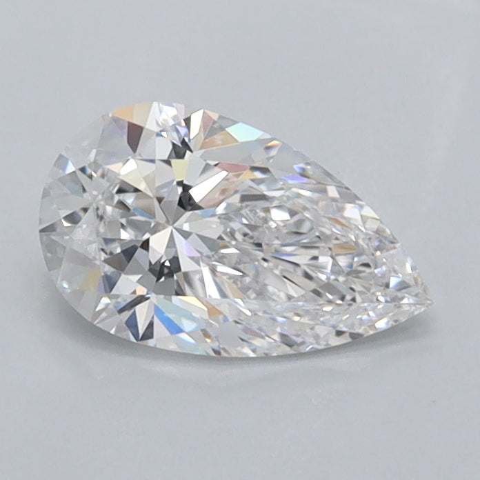 0.69 Carat Pear Shaped, Ideal Cut, D Color, VVS1 Clarity, IGI Certified Lab Grown Diamond