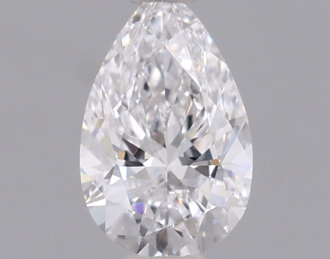 0.49 Carat Pear Shaped, Ideal Cut, D Color, VS1 Clarity, IGI Certified Lab Grown Diamond