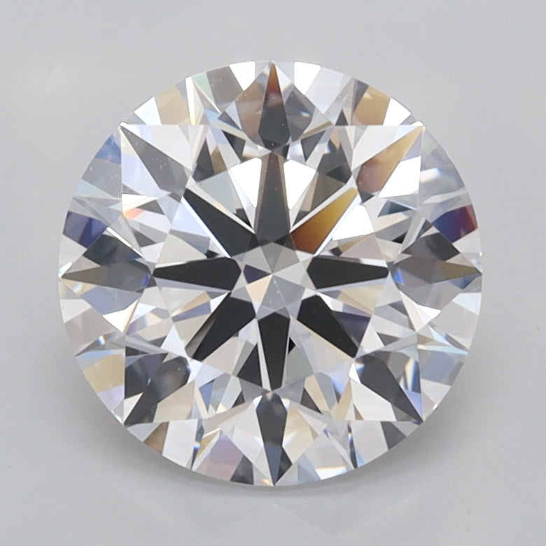 2.07 Carat Round Shaped, Ideal Cut, D Color, VVS1 Clarity, IGI Certified Lab Grown Diamond