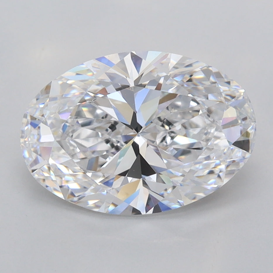 2.48 Carat Oval Shaped, Ideal Cut, D Color, FL Clarity, IGI Certified Lab Grown Diamond