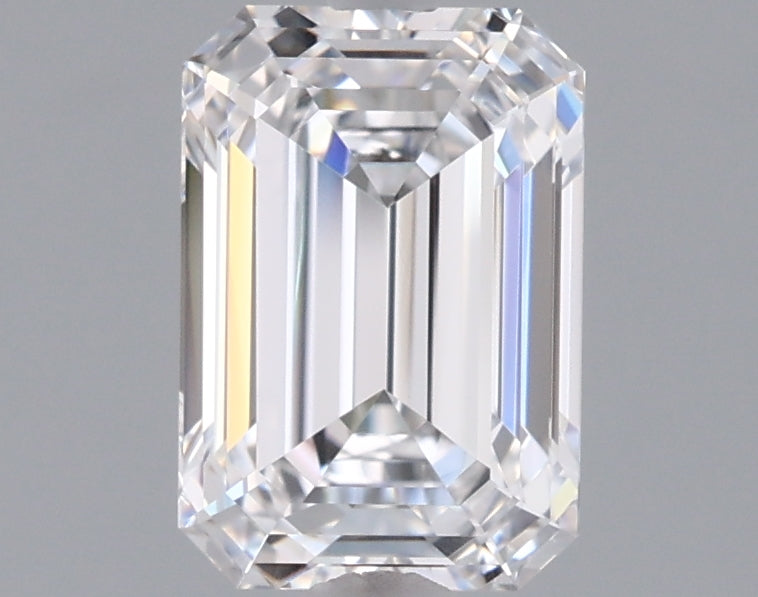 1.53 Carat Emerald Shaped, Ideal Cut, D Color, VVS1 Clarity, IGI Certified Lab Grown Diamond