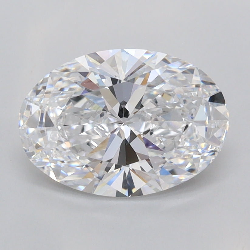 1.53 Carat Oval Shaped, Ideal Cut, D Color, VVS1 Clarity, IGI Certified Lab Grown Diamond