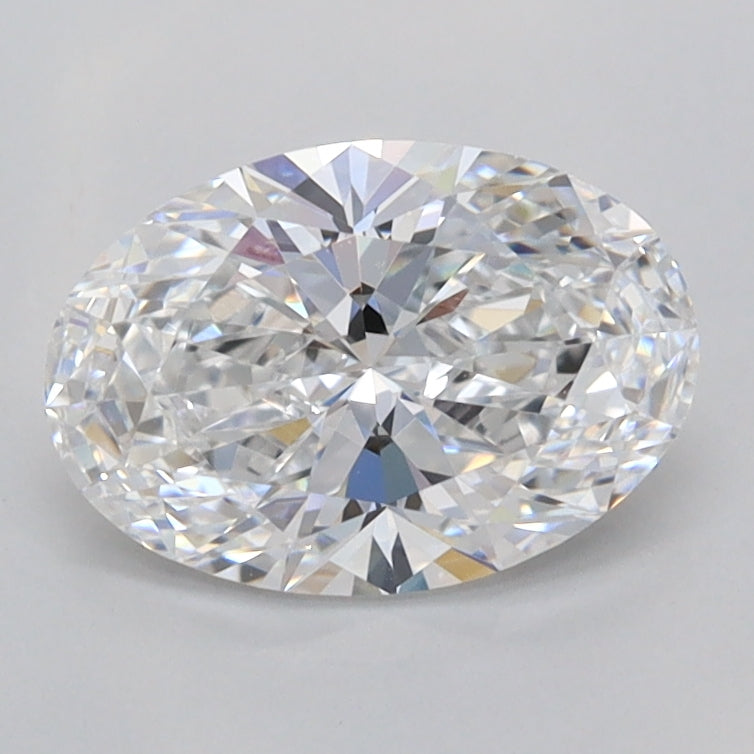 1.28 Carat Oval Shaped, Ideal Cut, D Color, VVS1 Clarity, IGI Certified Lab Grown Diamond