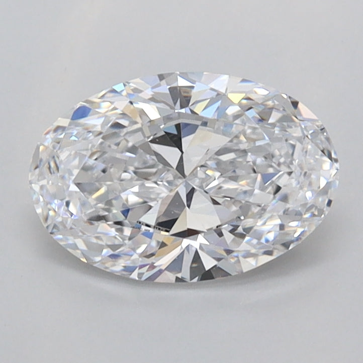 1.00 Carat Oval Shaped, Ideal Cut, D Color, VVS1 Clarity, IGI Certified Lab Grown Diamond