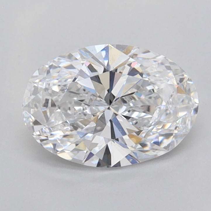 0.98 Carat Oval Shaped, Ideal Cut, D Color, VVS1 Clarity, IGI Certified Lab Grown Diamond