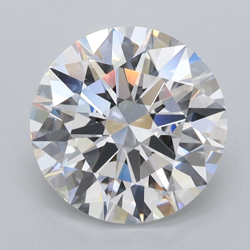 2.24 Carat Round Shaped, Ideal Cut, D Color, FL Clarity, IGI Certified Lab Grown Diamond