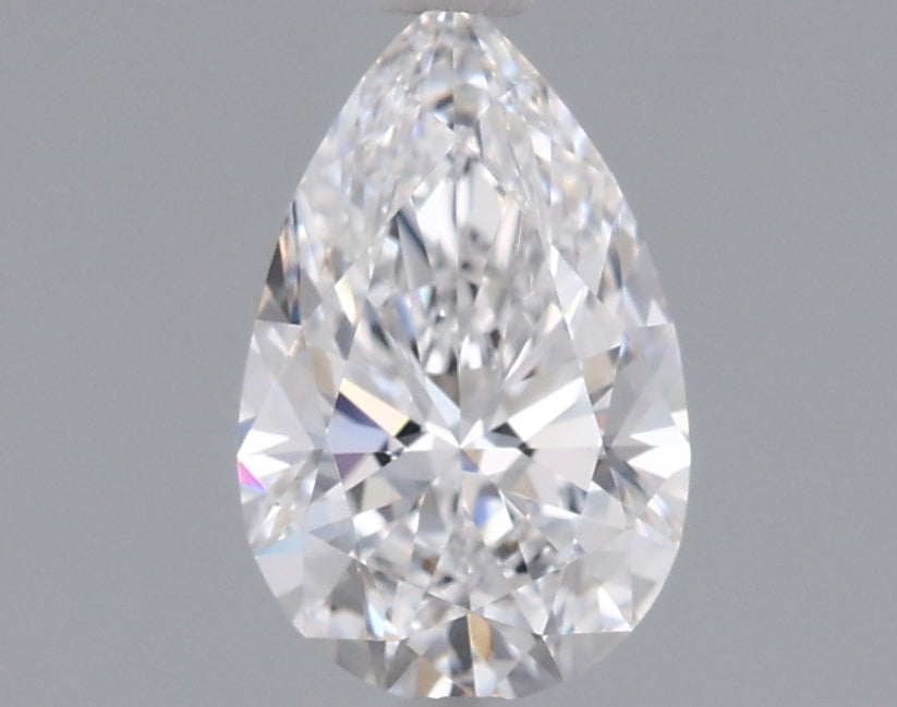 0.97 Carat Pear Shaped, Ideal Cut, D Color, VVS1 Clarity, IGI Certified Lab Grown Diamond
