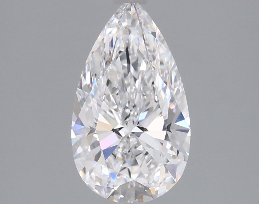 1.50 Carat Pear Shaped, Ideal Cut, D Color, VVS1 Clarity, IGI Certified Lab Grown Diamond