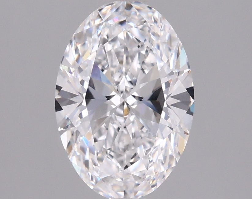 1.45 Carat Oval Shaped, Ideal Cut, D Color, FL Clarity, IGI Certified Lab Grown Diamond