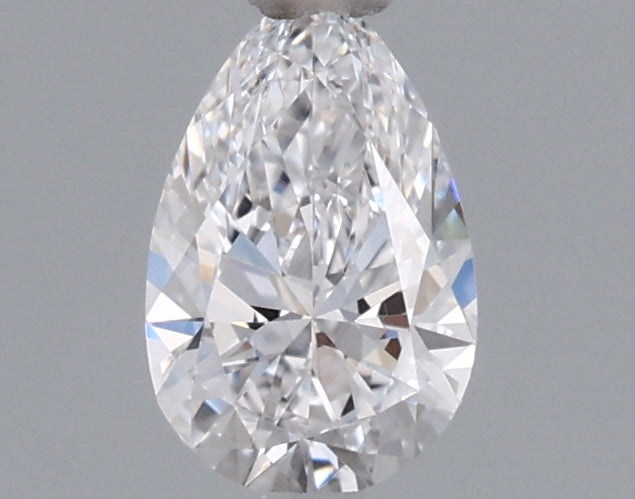 0.47 Carat Pear Shaped, Ideal Cut, D Color, VVS1 Clarity, IGI Certified Lab Grown Diamond
