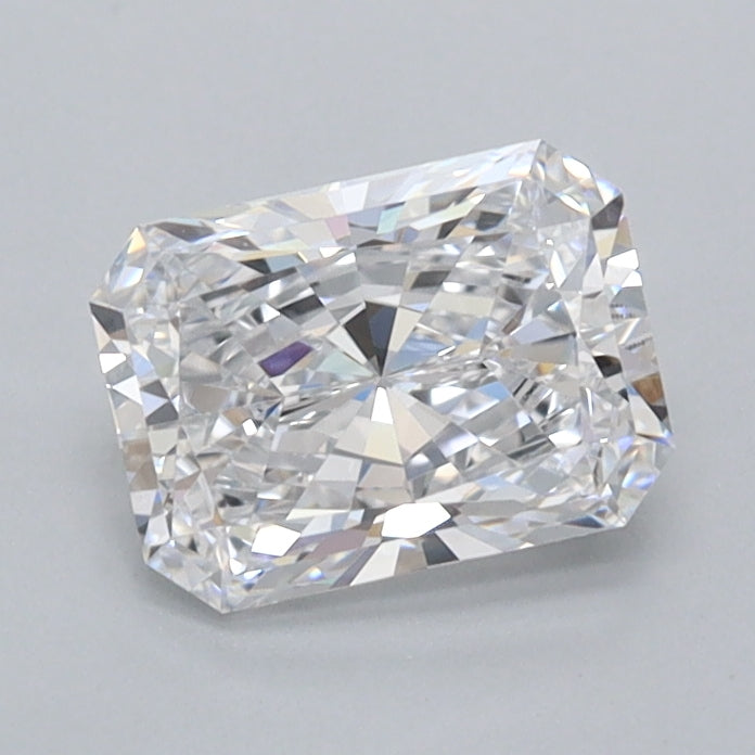 0.94 Carat Radiant Shaped, Ideal Cut, D Color, VVS1 Clarity, IGI Certified Lab Grown Diamond