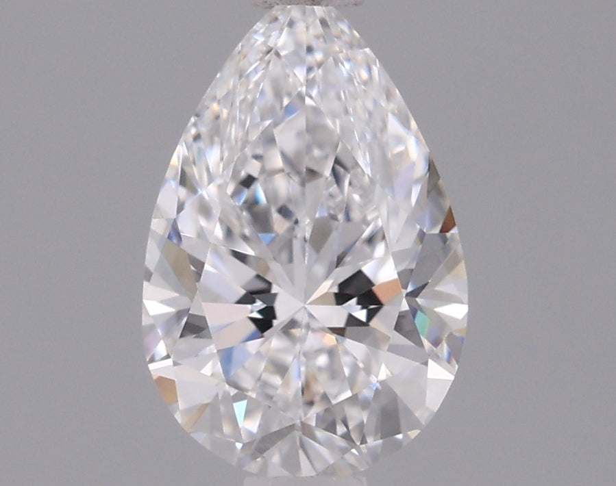 0.95 Carat Pear Shaped, Ideal Cut, D Color, VVS1 Clarity, IGI Certified Lab Grown Diamond