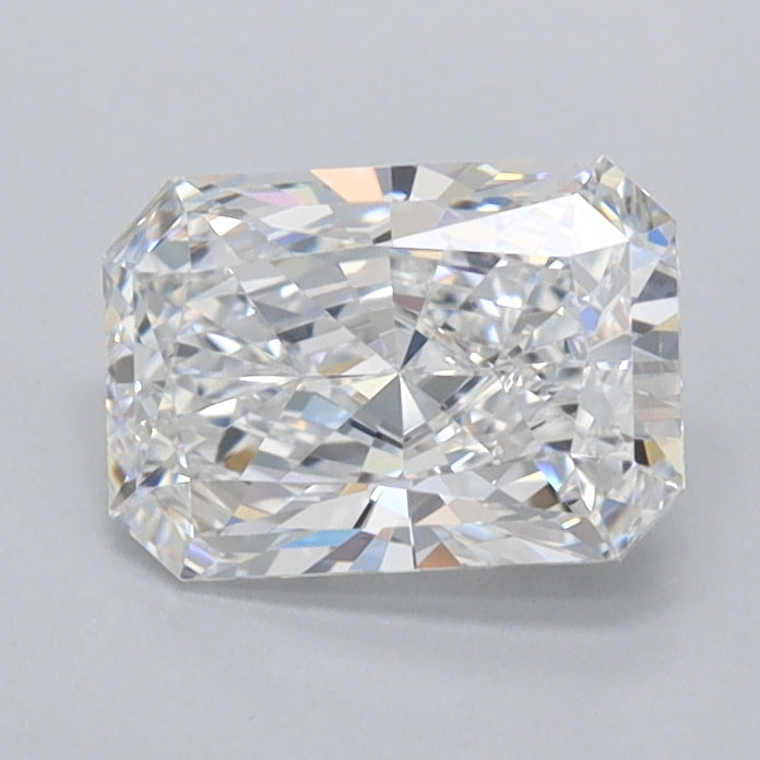 1.03 Carat Radiant Shaped, Excellent Cut, D Color, FL Clarity, IGI Certified Lab Grown Diamond