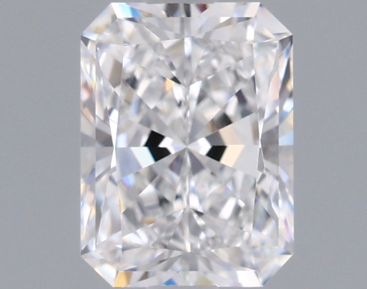 0.94 Carat Radiant Shaped, Excellent Cut, D Color, VVS2 Clarity, IGI Certified Lab Grown Diamond