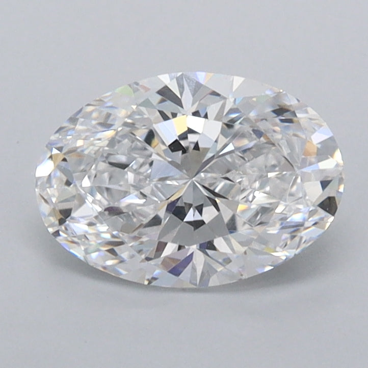 1.07 Carat Oval Shaped, Ideal Cut, D Color, VVS1 Clarity, IGI Certified Lab Grown Diamond