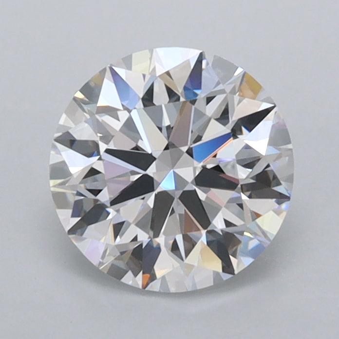 1.24 Carat Round Shaped, Ideal Cut, D Color, FL Clarity, IGI Certified Lab Grown Diamond