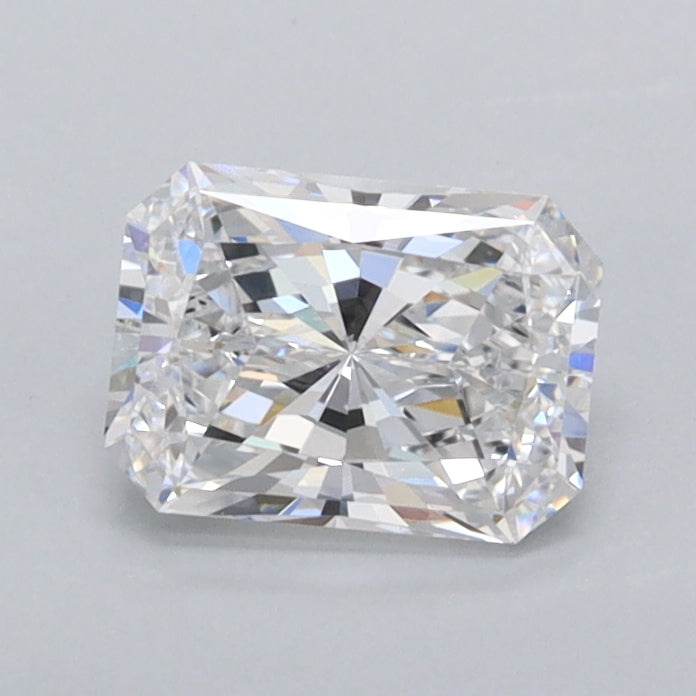 0.80 Carat Radiant Shaped, Ideal Cut, D Color, IF Clarity, IGI Certified Lab Grown Diamond