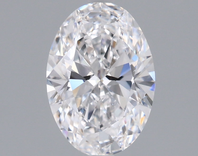 1.12 Carat Oval Shaped, Ideal Cut, D Color, VVS2 Clarity, IGI Certified Lab Grown Diamond
