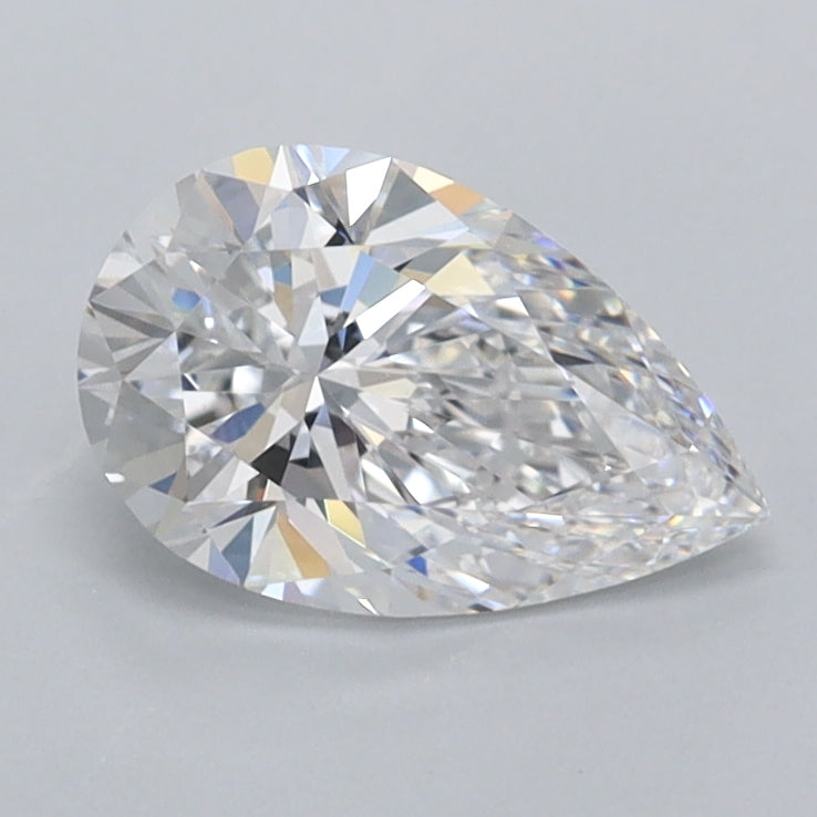 1.00 Carat Pear Shaped, Ideal Cut, D Color, VVS1 Clarity, IGI Certified Lab Grown Diamond