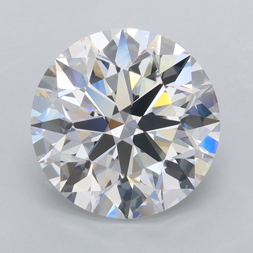 2.02 Carat Round Shaped, Ideal Cut, D Color, FL Clarity, IGI Certified Lab Grown Diamond
