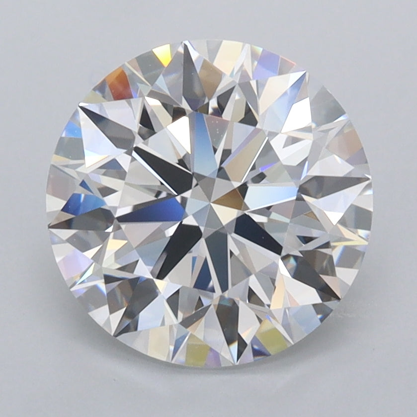 2.69 Carat Round Shaped, Ideal Cut, D Color, VVS1 Clarity, IGI Certified Lab Grown Diamond