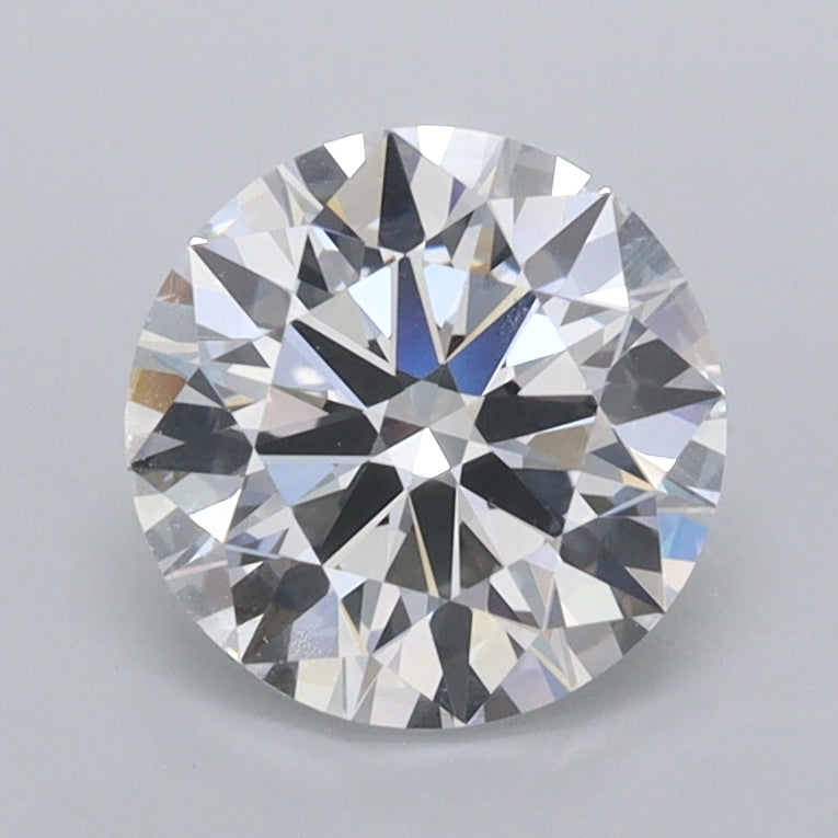 1.54 Carat Round Shaped, Ideal Cut, D Color, FL Clarity, IGI Certified Lab Grown Diamond
