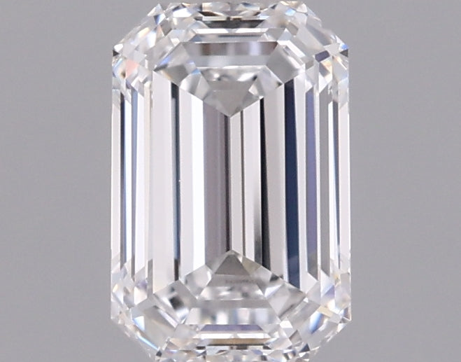 1.05 Carat Emerald Shaped, Ideal Cut, D Color, FL Clarity, IGI Certified Lab Grown Diamond