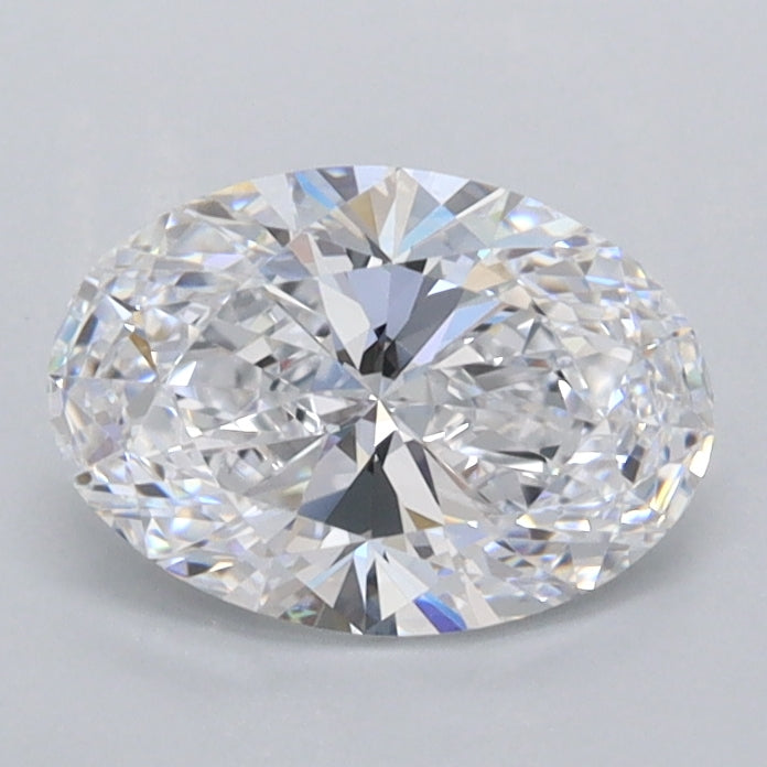 1.02 Carat Oval Shaped, Ideal Cut, D Color, FL Clarity, IGI Certified Lab Grown Diamond