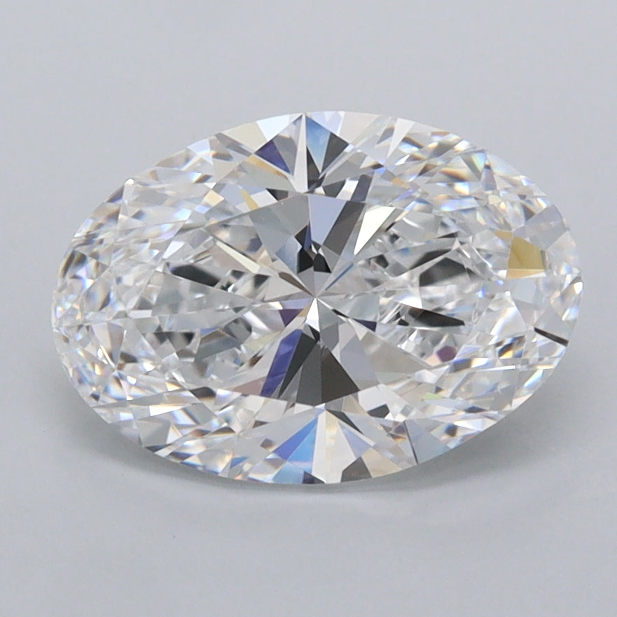 2.08 Carat Oval Shaped, Ideal Cut, D Color, FL Clarity, IGI Certified Lab Grown Diamond