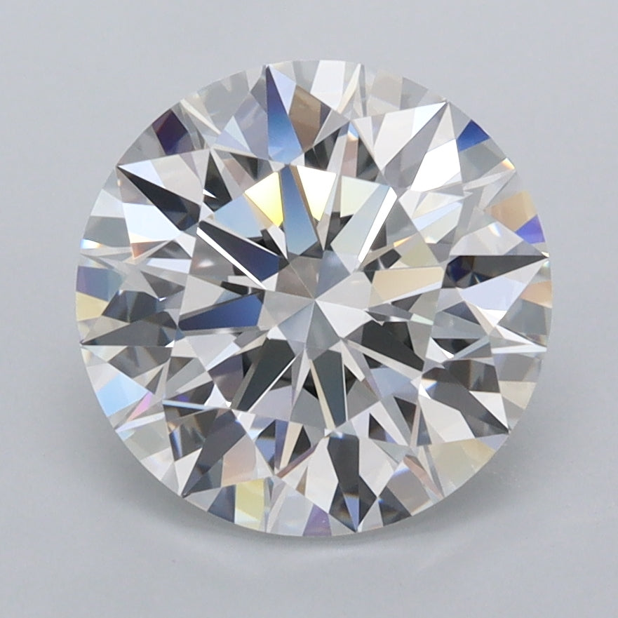 2.93 Carat Round Shaped, Ideal Cut, D Color, FL Clarity, IGI Certified Lab Grown Diamond