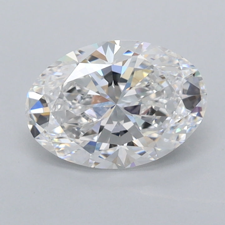 0.98 Carat Oval Shaped, Excellent Cut, D Color, FL Clarity, IGI Certified Lab Grown Diamond